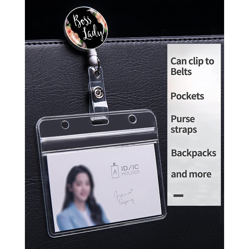 Badge Reels Retractable,Id Badge Holders Retractable,Badge Clips Retractable ID Card
