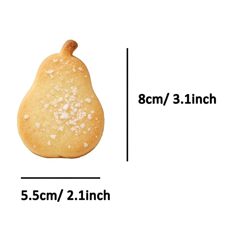 ZDYWY Pear Shaped Cookie Cutter