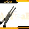 German Stainles Steel Black Grip Handle Nosepad Applying Pliers -
