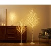 LITBLOOM Lighted White Twig Branches with Timer and Dimmer 2