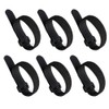 Aiqeer Pack of 30 20 cm Black Velcro Cable Ties