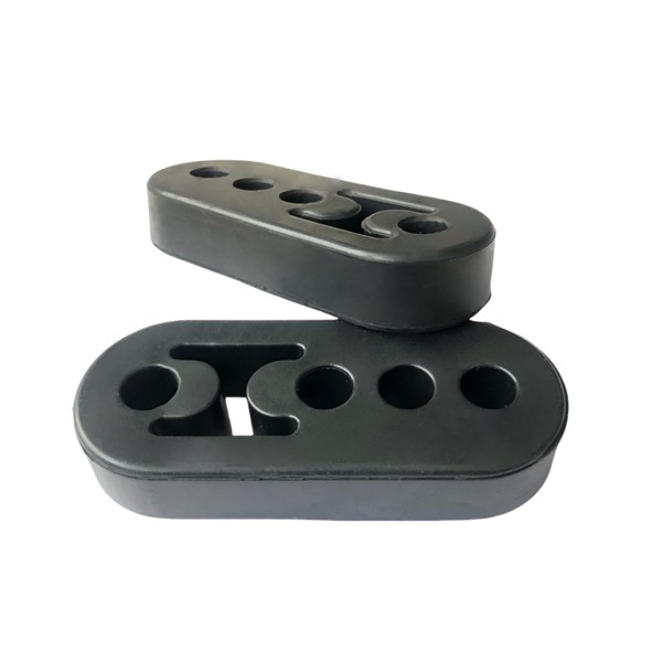 Rubber Exhaust Hanger,4 Holes Adjustable Muffler Hanger,Universal Muffler Exhaust System