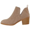 TRENDSUP Collection Women Booties (Khaki, us_footwear_size_system, adult, women, numeric, medium,