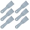 6 Pcs Flexible Plastic Paint Scraper, 2 Inch Plastic Putty