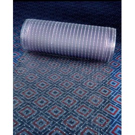 Clear Vinyl Plastic Floor Runner/Protector for Low/Deep Pile Carpet (26” Inches x 144”Inches)