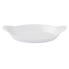 Bia Cordon Bleu White Oval Porcelain Au Gratin Bowl, 8 oz, White