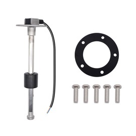 OXCANO Marine Fuel Sending Unit 0-190 ohms 6"(150mm) for Boat Fuel Tank Sender Stainless Steel Fuel Lever Sending Units Water Fuel Gauge Sender for Car Truck Vehicle