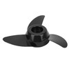 Akozon Outboard Propeller 3 Blades Outboard Propeller Boat Props Electric
