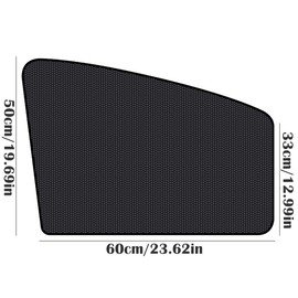 4PCS/Set Mesh Car Side Window Shades with Magnets,Block UV Protection Cars Privacy Shades,Privacy Curtains for Napping Mosquito Repelling,Window Covers for Car