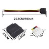 HCFeng PH 2.0mm 4Pin to 15Pin HDD SATA Power Cable