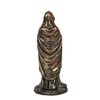 Veronese Design 7.5" Santa Muerte Rosario Prayer Resin Sculpture Antique