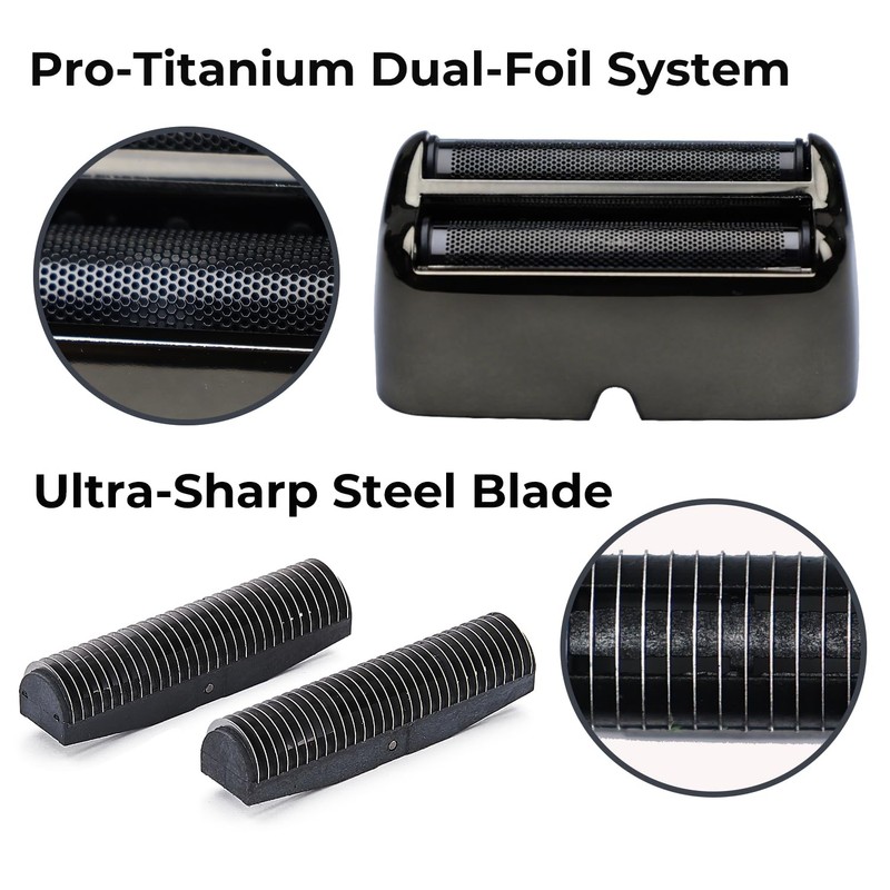 Replacement Foil and Cutter for BaBylissPRO UV Double Foil Shavers