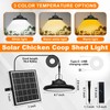 Grinsvalley Solar Chicken Coop Fan and Light Kit, 15W Powerful