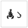 Fusamk Punk Alloy Animal Scorpion Stud Earrings