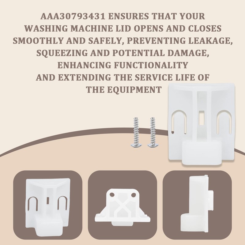 AAA30793431 Washer Mounting Hardware Kit Dryer Pedestal Mounting Assembly Replacement