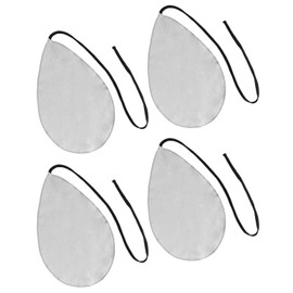 WUNZILO 4 Pcs Cleaning Cloth Clarinet Piccolo Flute Sax Saxphone Oboe Inner Tube Swab Cloth Cleaning Care Tools (Grey)