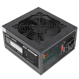 ESGAMING 600W ATX Power Supply with Auto-Thermally Controlled 120mm Fan ATX Gaming Power Supply PSU