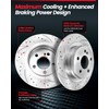 Brake Pads And Rotors Kit Compatible With 2006-2022 Dodge Charger,
