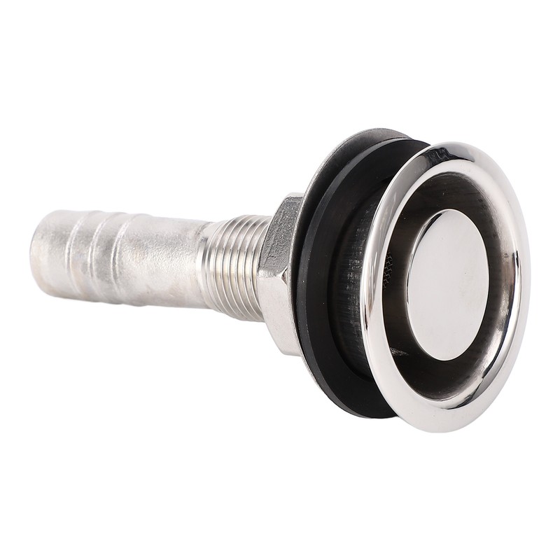 316 Stainless Steel Straight Thru Hull Valve Fitting 16mm Vent