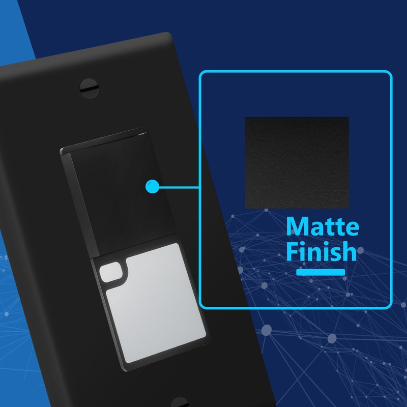 LIDER Minimalist Design LED Guide Light Paddle Switch with Automatic