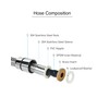 PHASAT Shower Hose,47 Inches or 3.9 Ft Handheld Shower Head