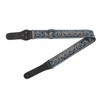 Electric Guitar Strap Adjustable Nylon Embroidered Shoulder Strap with Non