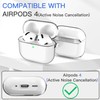 Veirrw Clear case Compatible with AirPods 4 with Active Noise