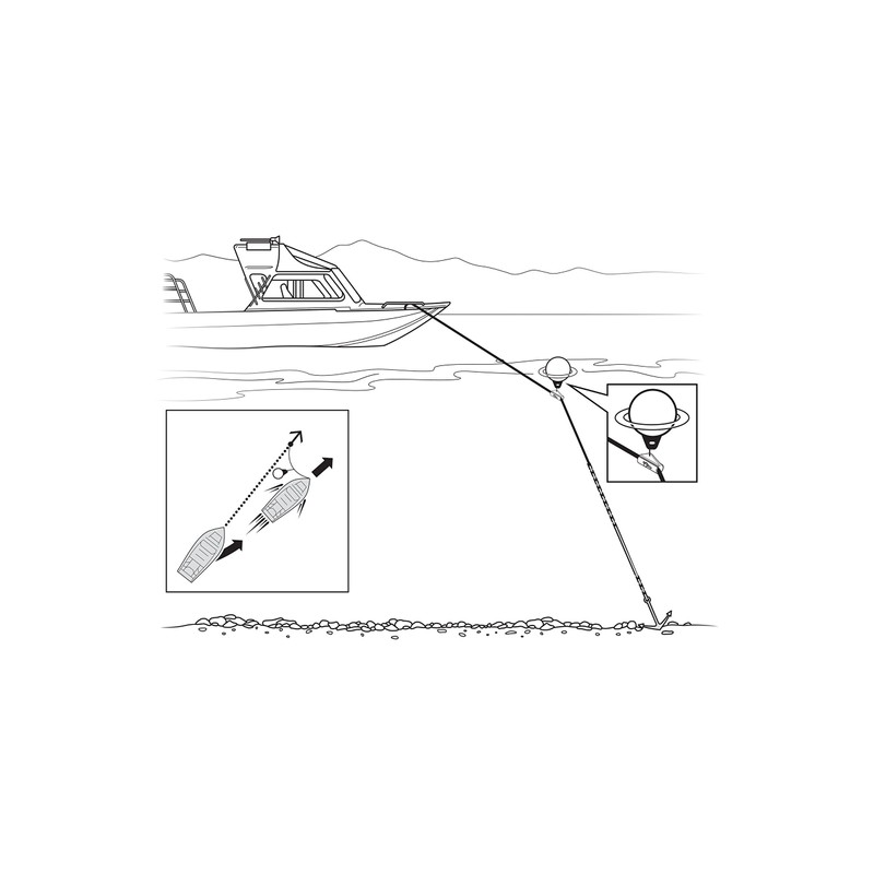Ironwood Pacific AnchorLift Anchor Puller with Buoy (14.5" Buoy, 60lb