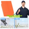 SIRALMNO 100 Pack Scraper Plastic Replacement Blades, Plastic Blades for