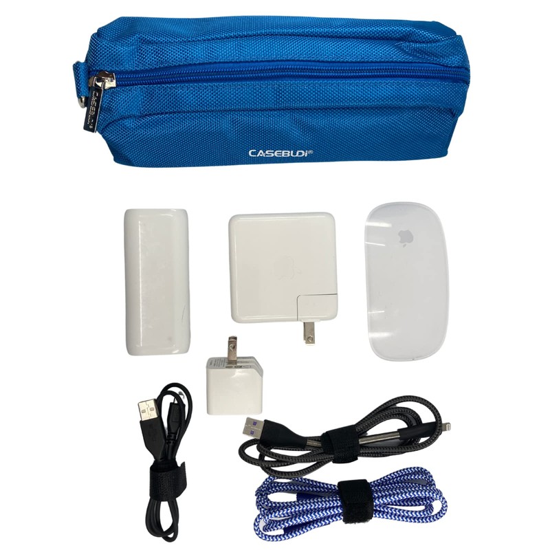 CASEBUDi Electronics Organizer Case - Ballistic Nylon (Sky Blue)