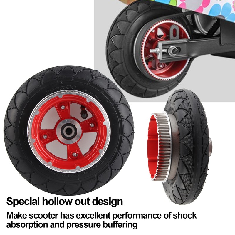 8 Inch 200X50 Electric Scooter Rear Hub Tyre Pneumatic Tire