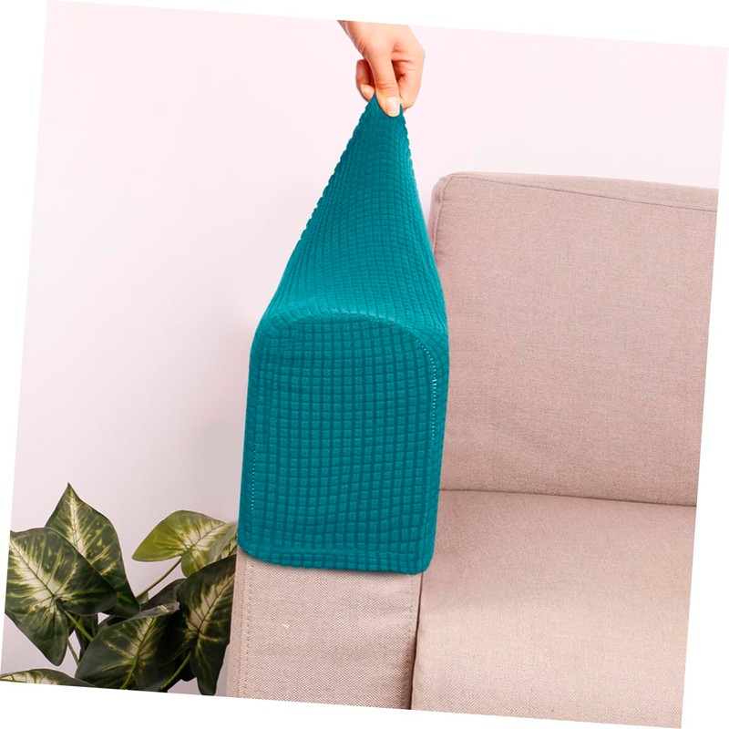 iplusmile 2Pcs Elastic Sofa Armrest Cover Comfortable Protective Cloth for