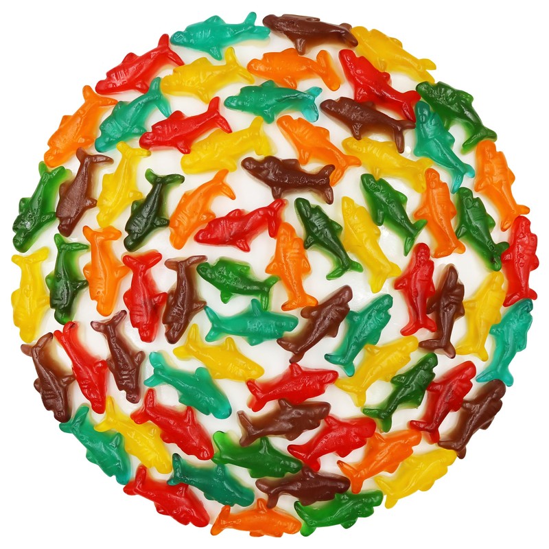 FirstChoiceCandy Assorted Gummy Baby Sharks (2 Pound (Pack of 1))