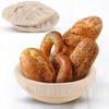 Bread Proofing Basket Liner Cloth, 6Piece 3 Sizes Round and