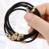 10 Pcs Blonde Boho Hair Ties Elastic Blonde Bracelet Ponytail