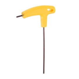 HARFINGTON T-Handle Hex Key Wrench 2.5mm Metric S2 Steel T-Key Inner Hexagon Wrenches Spanner Repair Tool for Automotive Household Maintenance, Yellow