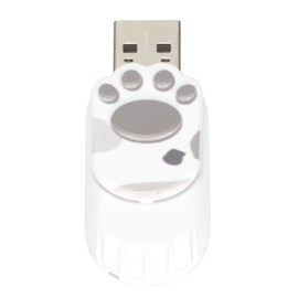 Flash Drive Portable Large Storage Stick Cat Paw Shape U Disk for Computer LaptopGrey 64GB