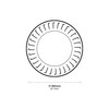 Tessera Bio Products QXR18RFSC Round Paper Plates, FSC Certified, White,
