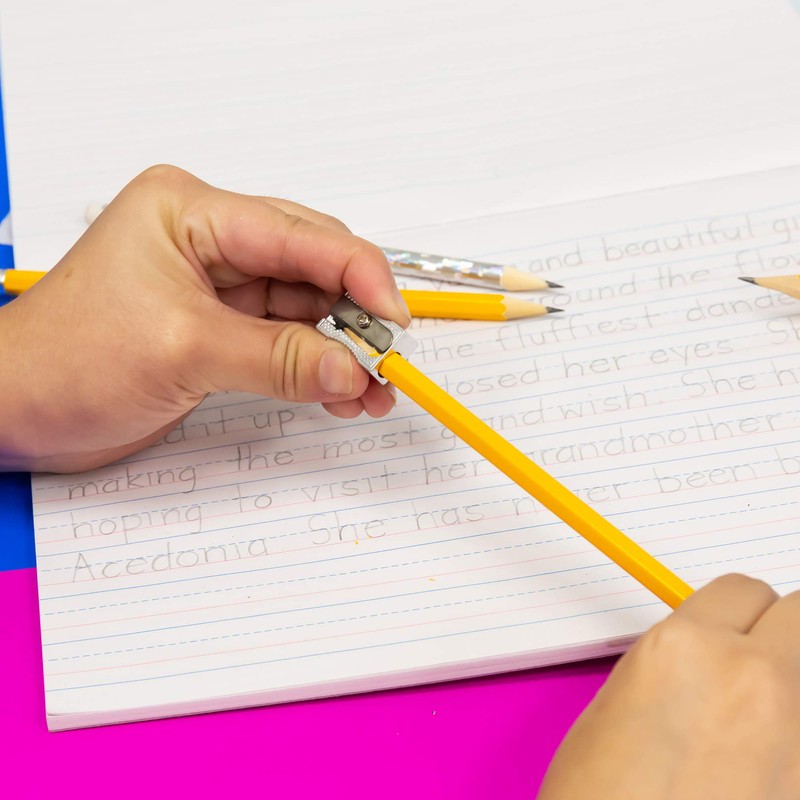 BAZIC Single Hole Metal Pencil Sharpener (6/Pack)