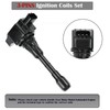 Set of 6 Ignition Coil Pack and Spark Plugs for