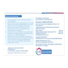 MICROLAX® Constipation Laxative, Extra Short Tube Neck for Infants & Toddlers up to 6 Years