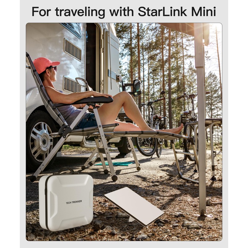 xetaty Waterproof Hard Case Compatible with Starlink Mini for Protection,