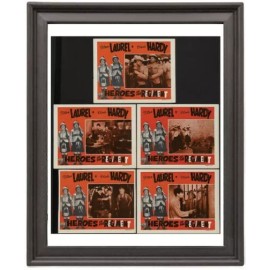 Laurel and Hardy Heroes of regiment lobby cards - Picture Frame 8x10 inches - Po