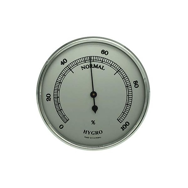 SELVA Hygrometer Built-In Weather Instrument Diameter 65 mm Silver