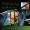 TOSTMOLT 3pcs Front+Rear Direct Fit Windshield Wiper Blades Compatible With