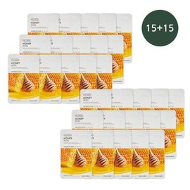 The Face Shop 1일1팩  더페이스샵 갈아만든 꿀 마스크시트 30매 1 Pack a Day The Face Shop Revamped Honey Mask Sheet 30 Sheets