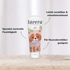 lavera Baby & Children's Care Cream Super Delicate - Suitable for Neurodermatitis - Moisturising - Protects & Soothes - Vegan - Natural Cosmetics - 75 ml