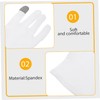 WOONEKY 2 Pairs Cotton Sleep Gloves with Built Lotion for
