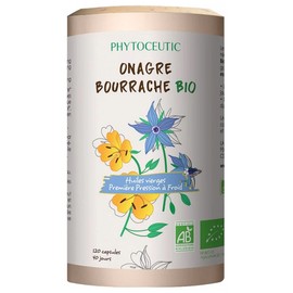 Phytoceutic Evening Primrose Borage Organic 120 Capsules
