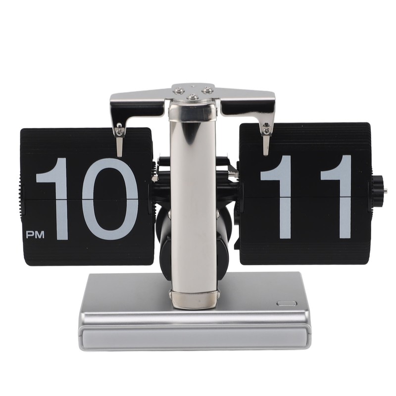 Retro Digital Flip Down Clock Battery Powered Flip Desk Clock